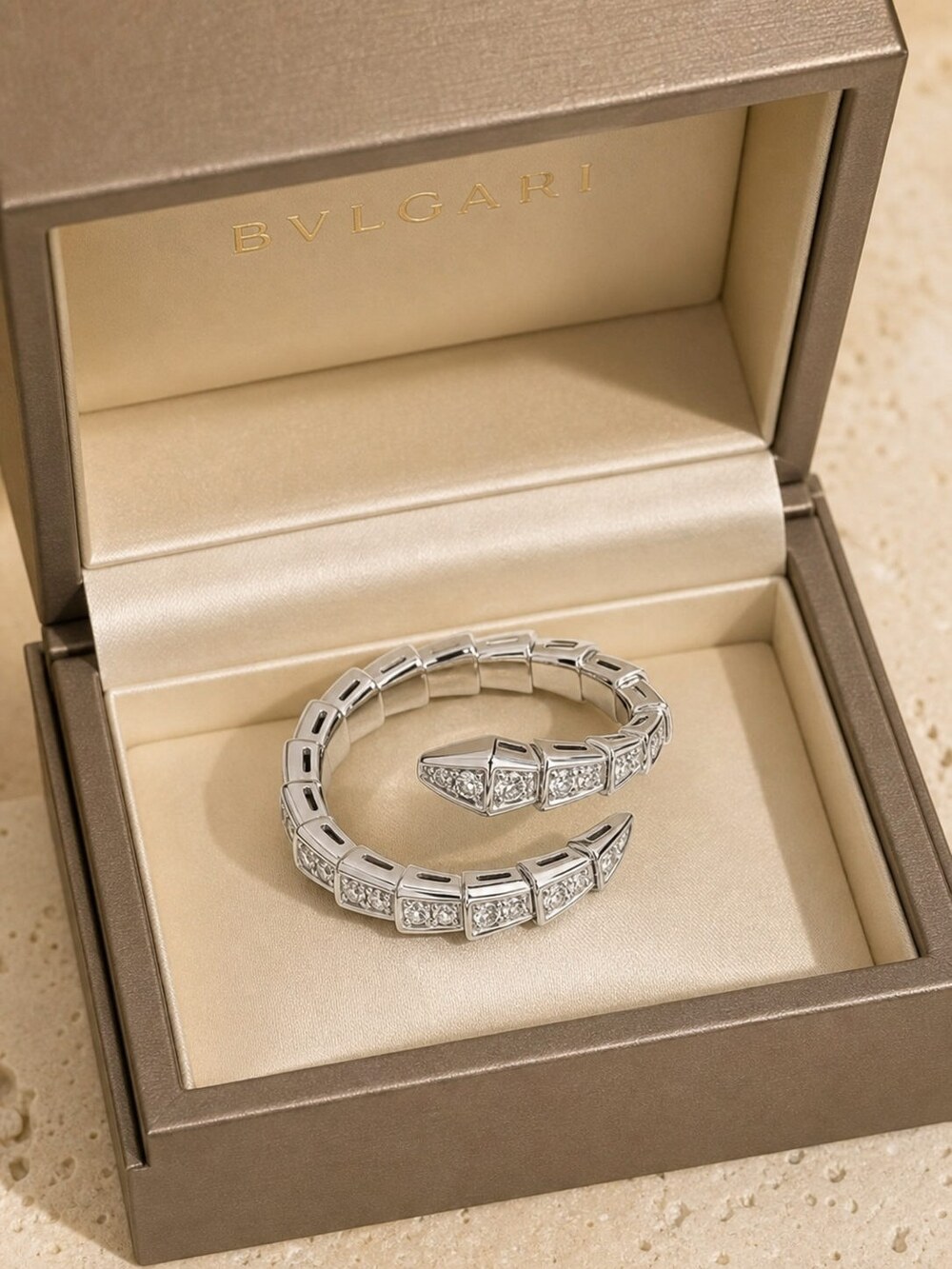Bulgari Refined Statement Ring Style 2 | New with Box - Picture 5 of 9